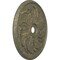 Ekena Millwork Sellek Ceiling Medallion (Fits Canopies up to 9"), 42 1/8"OD x 1 7/8"P, Witch Hazel Crackle CM42SKWHC - alternate 2
